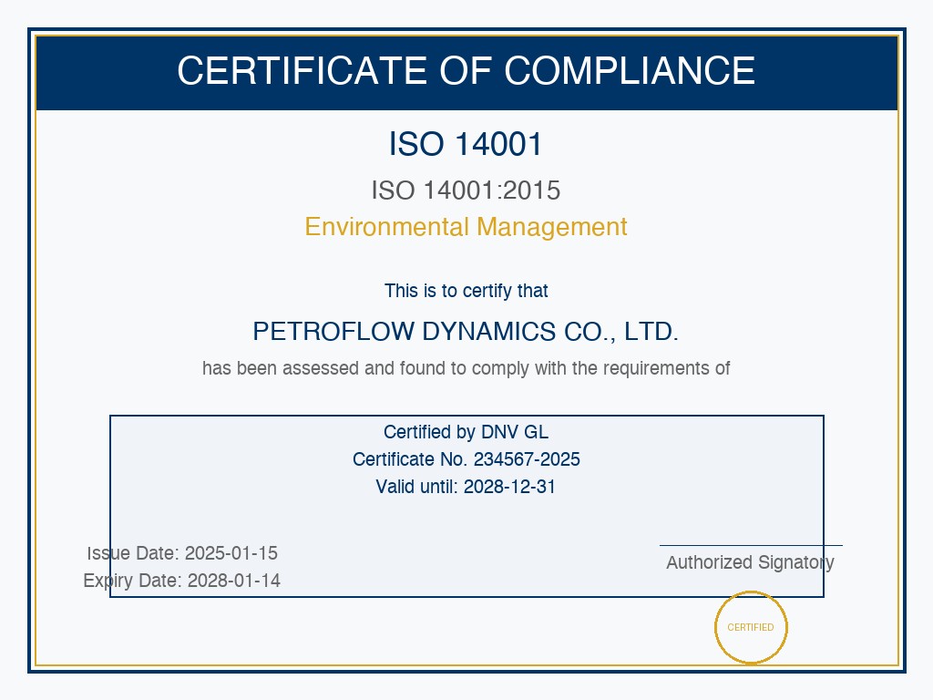 شهادة نظام الإدارة البيئية ISO 14001:2015