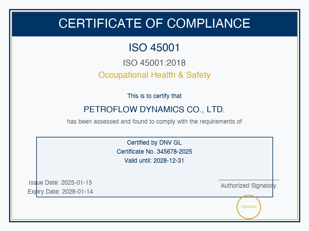 شهادة الصحة والسلامة المهنية OHSAS 18001 / ISO 45001